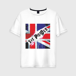 Sex Pistols 2 – Женская футболка хлопок Oversize с принтом купить со скидкой в -16%