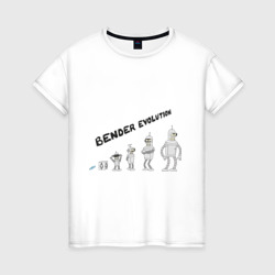 Женская футболка хлопок Bender evolution