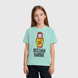 Детская футболка хлопок Russian Barbie - фото 2