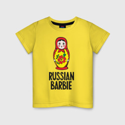 Детская футболка хлопок Russian Barbie