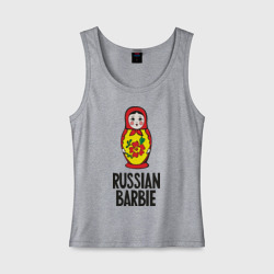 Женская майка хлопок Russian Barbie