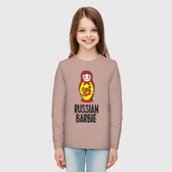 Детский лонгслив хлопок Russian Barbie - фото 2
