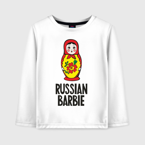 Детский лонгслив хлопок Russian Barbie