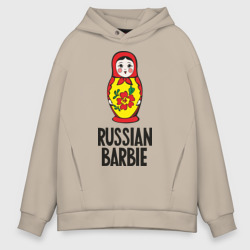 Мужское худи Oversize хлопок Russian Barbie