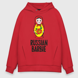 Мужское худи Oversize хлопок Russian Barbie