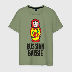 Мужская футболка хлопок Russian Barbie