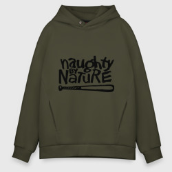 Naughty by nature – Худи оверсайз из хлопка с принтом купить со скидкой в -21%