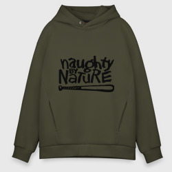 Мужское худи Oversize хлопок Naughty by nature