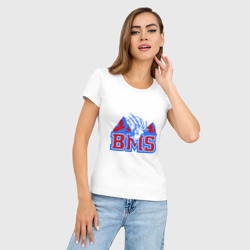 Женская футболка хлопок Slim Blue Mountain State - фото 2