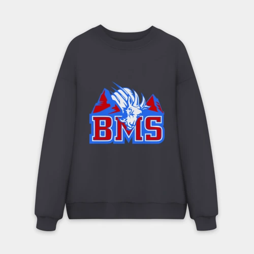 Мужской свитшот oversize без начеса хлопок Blue Mountain State