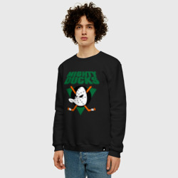 Мужской свитшот хлопок Anaheim Mighty Ducks 2 - фото 2