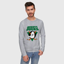 Мужской лонгслив хлопок Anaheim Mighty Ducks 2 - фото 2