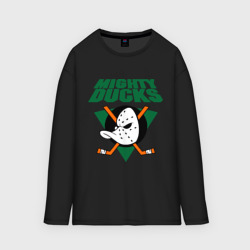 Мужской лонгслив oversize хлопок Anaheim Mighty Ducks 2