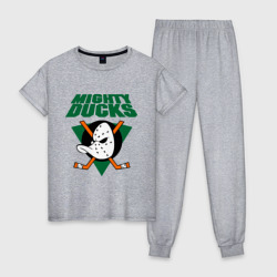 Женская пижама хлопок Anaheim Mighty Ducks 2