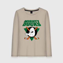 Женский лонгслив хлопок Anaheim Mighty Ducks 2