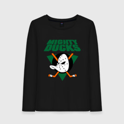 Женский лонгслив хлопок Anaheim Mighty Ducks 2