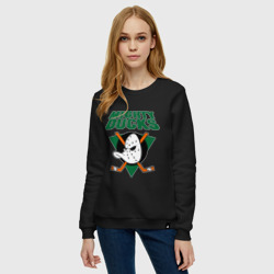 Женский свитшот хлопок Anaheim Mighty Ducks 2 - фото 2