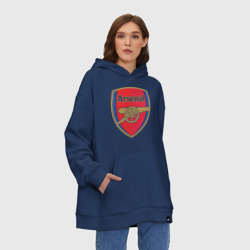 Худи SuperOversize хлопок FA Premier League. Arsenal FC - фото 2