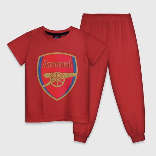 Детская пижама хлопок FA Premier League. Arsenal FC, цвет красный