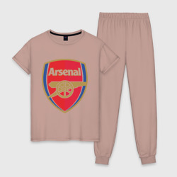 Женская пижама хлопок FA Premier League. Arsenal FC