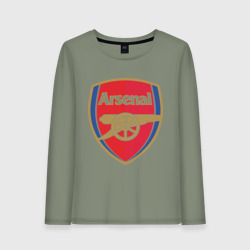 Женский лонгслив хлопок FA Premier League. Arsenal FC