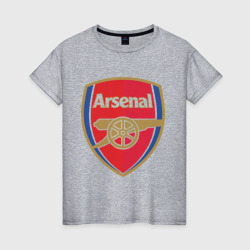 Женская футболка хлопок FA Premier League. Arsenal FC