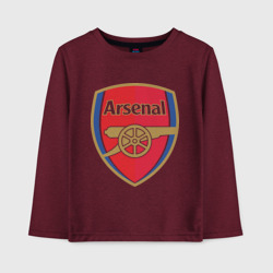 Детский лонгслив хлопок FA Premier League. Arsenal FC