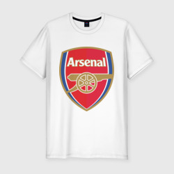 Мужская футболка хлопок Slim FA Premier League. Arsenal FC