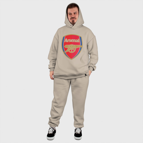 Мужской костюм oversize хлопок с принтом FA Premier League Arsenal FC, фото #6