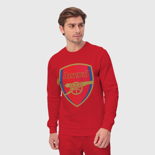 Мужской костюм хлопок с принтом FA Premier League Arsenal FC, вид сбоку #3