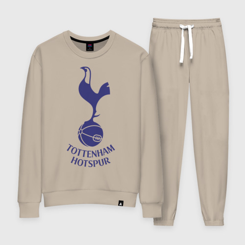 Женский костюм хлопок FA Premier League-Tottenham Hotspur FC, цвет миндальный