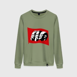 Женский свитшот хлопок Маркс, Энгельс, Ленин