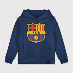 Детское худи Oversize хлопок Spanish Primera. FC Barсelona