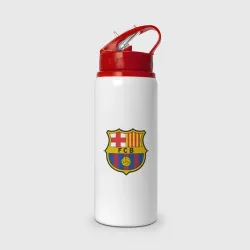 Бутылка для воды с трубочкой Spanish Primera. FC Barсelona