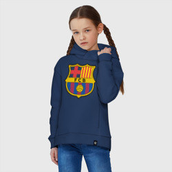 Детское худи Oversize хлопок Spanish Primera. FC Barсelona - фото 2
