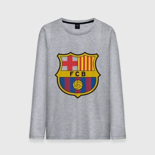 Мужской лонгслив хлопок Spanish Primera. FC Barсelona