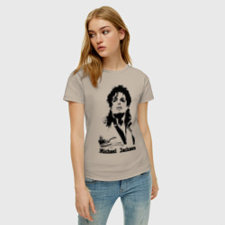 Женская футболка хлопок Michael Jackson - фото 2