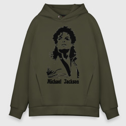 Мужское худи Oversize хлопок Michael Jackson