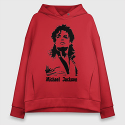 Женское худи Oversize хлопок Michael Jackson