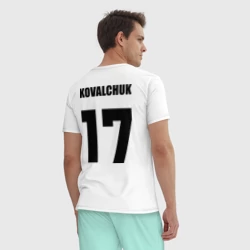 Мужская пижама с белой футболкой хлопок Илья Ковальчук 17 - фото 2