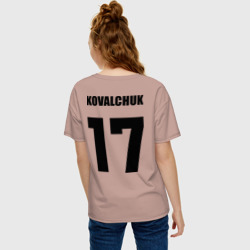 Женская футболка хлопок Oversize Илья Ковальчук 17 - фото 2