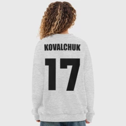 Женский свитшот oversize без начеса хлопок Илья Ковальчук 17 - фото 2