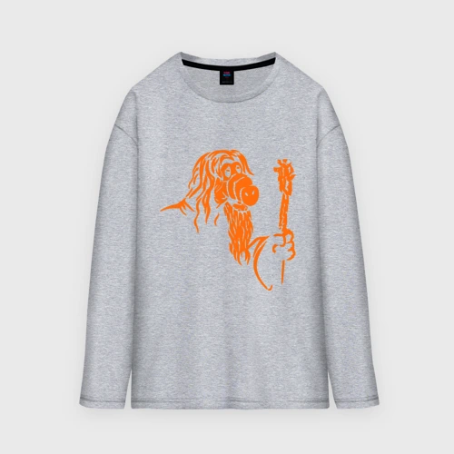 Мужской лонгслив oversize хлопок Мастер альф