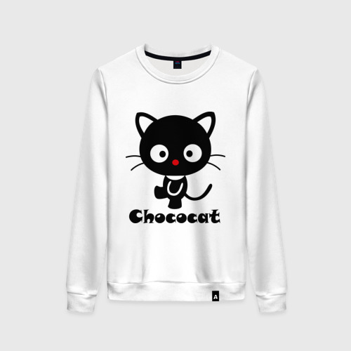 Женский свитшот хлопок Chococat, цвет белый