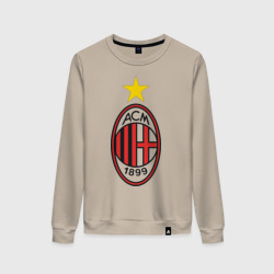 Женский свитшот хлопок Italian Serie A. AC Milan