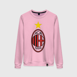 Женский свитшот хлопок Italian Serie A. AC Milan