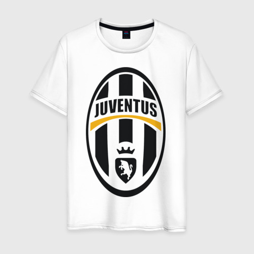 Мужская футболка хлопок Italian Serie A. Juventus FC, цвет белый