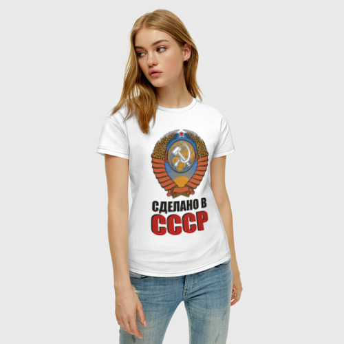 Женская футболка хлопок Сделано в СССР 3 - фото 3