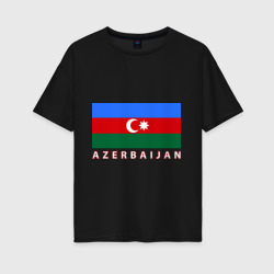 Женская футболка хлопок Oversize Азербайджан