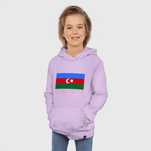 Детская толстовка хлопок Азербайджан, цвет лаванда - фото 5